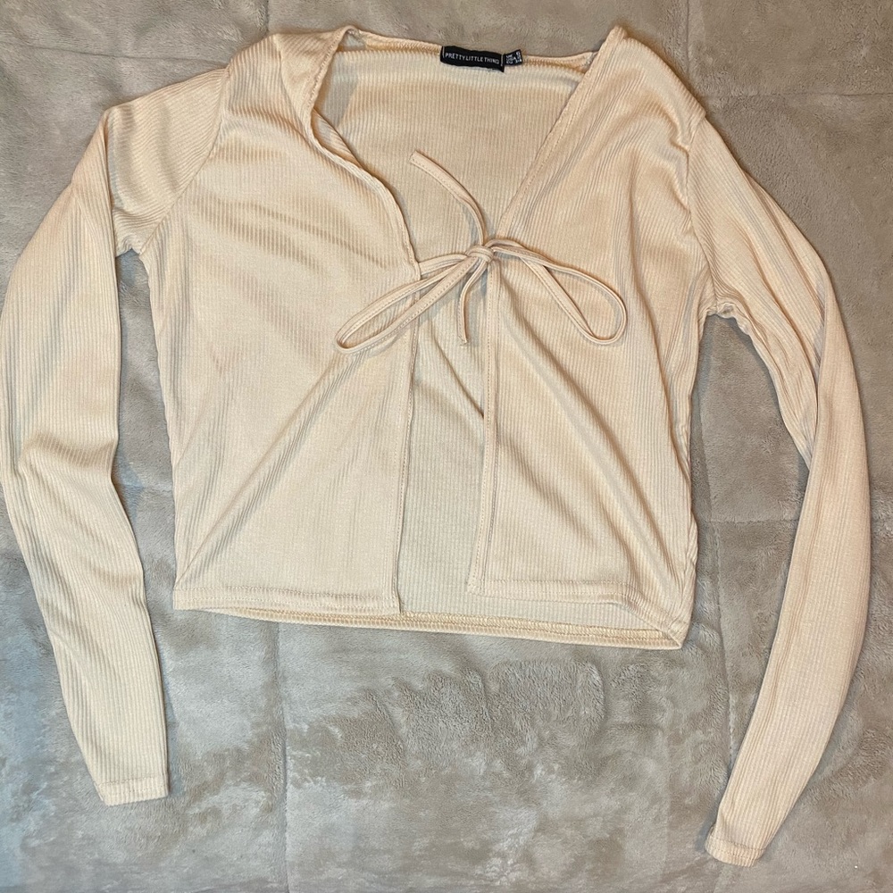 PrettyLittleThing Tie Top